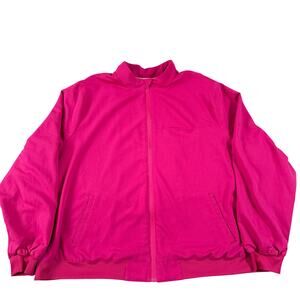 Fabletics Women’s 3X Plus Zip Up Athletic Jacket Pink Lightweight Activewear